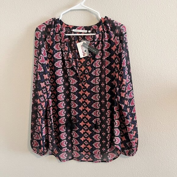 Violet + Claire Sheer Blouse - Sz M (NWT) - Picture 1 of 9